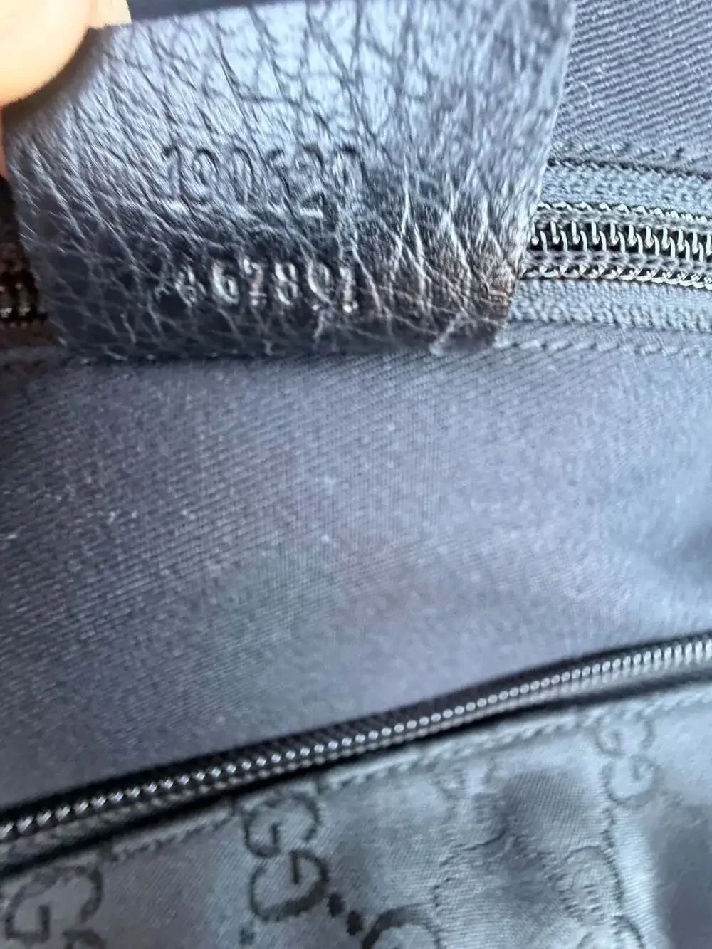 Gucci GG Monogram Nylon Large Travel Duffle Bag